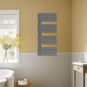 NRG - Designer Heated Towel Rail Radiator Modern Bathroom Flat Panel Warmer Rads 1126x500mm Gunmetal NRG - Designer Heated Towel Rail Radiator Modern Bathroom Flat Panel Warmer Rads 1126x500mm Gunmetal