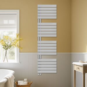 NRG - Designer Heated Towel Rail Radiator Modern Bathroom Flat Panel Warmer Rads 1800x500mm Chrome NRG - Designer Heated Towel Rail Radiator Modern Bathroom Flat Panel Warmer Rads 1800x500mm Chrome