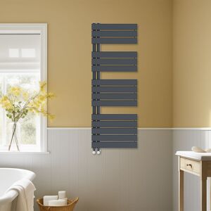 NRG - Designer Heated Towel Rail Radiator Modern Bathroom Flat Panel Warmer Rads 1380x500mm Anthracite NRG - Designer Heated Towel Rail Radiator Modern Bathroom Flat Panel Warmer Rads 1380x500mm Anthracite