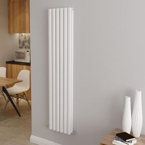 AICA SANITAIRE AICA Oval Column Designer Radiator Central Heating Vertical 1600x354mm Double White AICA SANITAIRE AICA Oval Column Designer Radiator Central Heating Vertical 1600x354mm Double White
