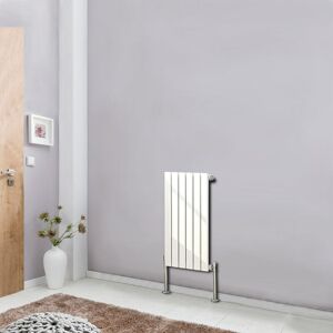 NRG Designer Radiator White Flat Panel Column Bathroom Central Heating Horizontal 600x408mm Single NRG Designer Radiator White Flat Panel Column Bathroom Central Heating Horizontal 600x408mm Single