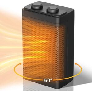 BEIJIYI Electric Fan Heater, 1500W PTC Fan Heater, 60° Oscillation, 3 Modes, Portable Energy-Saving Fan Heater BEIJIYI Electric Fan Heater, 1500W PTC Fan Heater, 60° Oscillation, 3 Modes, Portable Energy-Saving Fan Heater