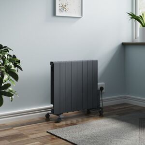 NRG Electric Oil Filled Radiator Thermostat WiFi Timer Wall Mounted Portable Heater Anthracite 1500W NRG Electric Oil Filled Radiator Thermostat WiFi Timer Wall Mounted Portable Heater Anthracite 1500W