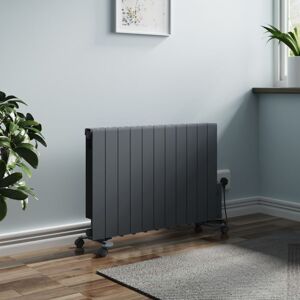 NRG Electric Oil Filled Radiator Thermostat WiFi Timer Wall Mounted Portable Heater Anthracite 2000W NRG Electric Oil Filled Radiator Thermostat WiFi Timer Wall Mounted Portable Heater Anthracite 2000W