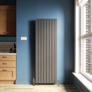 Elegant - 1800x608mm Vertical Designer Double Flat Panel Column Radiator Anthracite Central Heating Elegant - 1800x608mm Vertical Designer Double Flat Panel Column Radiator Anthracite Central Heating