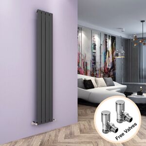 ELEGANT 600 x 1216 mm White Horizontal Column Designer Radiator Single Flat Panel Radiator Heater ELEGANT 600 x 1216 mm White Horizontal Column Designer Radiator Single Flat Panel Radiator Heater