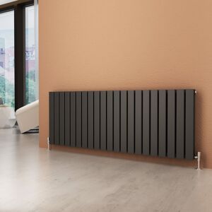 Elegant - Anthracite Designer Radiator 600 x 1596 mm Horizontal Double Flat Panel Elegant - Anthracite Designer Radiator 600 x 1596 mm Horizontal Double Flat Panel