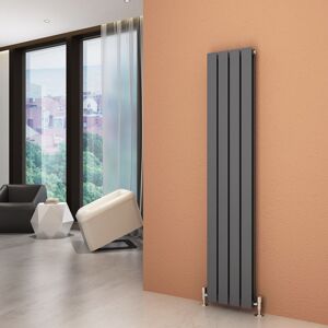 ELEGANT Vertical Column Designer Radiator Flat Panel 1600 x 300 mm Anthracite Double ELEGANT Vertical Column Designer Radiator Flat Panel 1600 x 300 mm Anthracite Double