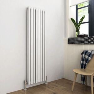 Elegant - Vertical Radiator 1600 x 472mm Double Panel Designer White Oval Column Heating Rad Elegant - Vertical Radiator 1600 x 472mm Double Panel Designer White Oval Column Heating Rad
