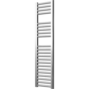 Greenedhouse - Extra High Heat Output Chrome Central Heating Towel Rail 300 x 1200mm Flat Bathroom Radiator Heater Greenedhouse - Extra High Heat Output Chrome Central Heating Towel Rail 300 x 1200mm Flat Bathroom Radiator Heater