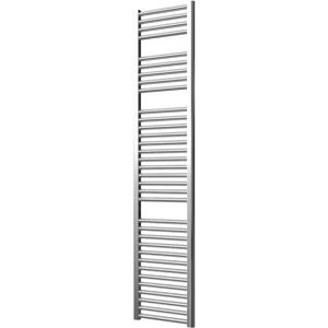 Greenedhouse - Extra High Heat Output Chrome Central Heating Towel Rail 400 x 1800mm Flat Bathroom Radiator Heater Greenedhouse - Extra High Heat Output Chrome Central Heating Towel Rail 400 x 1800mm Flat Bathroom Radiator Heater