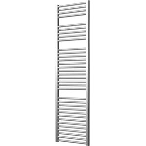 Greenedhouse - Extra High Heat Output Chrome Central Heating Towel Rail 500 x 1800mm Flat Bathroom Radiator Heater Greenedhouse - Extra High Heat Output Chrome Central Heating Towel Rail 500 x 1800mm Flat Bathroom Radiator Heater