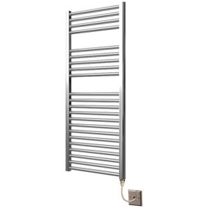 MANISSA Greenedhouse - Extra High Heat Output Chrome Electric Towel Rail 500 x 1200mm Flat Bathroom Radiator Heater MANISSA Greenedhouse - Extra High Heat Output Chrome Electric Towel Rail 500 x 1200mm Flat Bathroom Radiator Heater