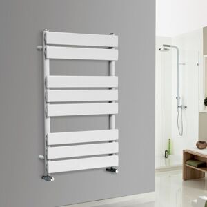 Warmehaus - Flat Panel Bathroom Heated Towel Rail Ladder Radiator Warmer -800x600mm White Warmehaus - Flat Panel Bathroom Heated Towel Rail Ladder Radiator Warmer -800x600mm White