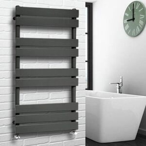 NRG - Flat Panel Heated Towel Rail Bathroom Rad Radiator Anthracite 1000x600mm NRG - Flat Panel Heated Towel Rail Bathroom Rad Radiator Anthracite 1000x600mm