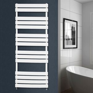 NRG Flat Panel Heated Towel Rail Bathroom Rad Radiator White 1600x600mm NRG Flat Panel Heated Towel Rail Bathroom Rad Radiator White 1600x600mm