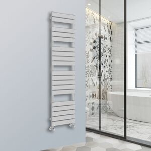 NRG - Flat Panel Heated Towel Rail Bathroom Rad Radiator Chrome 1800x450mm NRG - Flat Panel Heated Towel Rail Bathroom Rad Radiator Chrome 1800x450mm