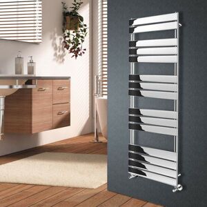 NRG - Flat Panel Heated Towel Rail Bathroom Rad Radiator Chrome 1600x450mm NRG - Flat Panel Heated Towel Rail Bathroom Rad Radiator Chrome 1600x450mm
