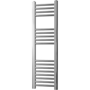 Greenedhouse - Greened House 300mm wide x 1000mm high Chrome Flat Central Heating Towel Rail Designer Straight Towel radiator Greenedhouse - Greened House 300mm wide x 1000mm high Chrome Flat Central Heating Towel Rail Designer Straight Towel radiator