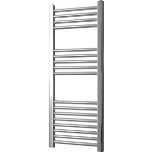 Greenedhouse - Greened House 400mm wide x 1000mm high Chrome Flat Central Heating Towel Rail Designer Straight Towel radiator Greenedhouse - Greened House 400mm wide x 1000mm high Chrome Flat Central Heating Towel Rail Designer Straight Towel radiator