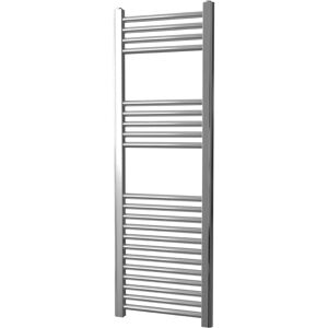 Greenedhouse - Greened House 400mm wide x 1200mm Chrome Flat Central Heating Towel Rail high Designer Straight Towel radiator Greenedhouse - Greened House 400mm wide x 1200mm Chrome Flat Central Heating Towel Rail high Designer Straight Towel radiator