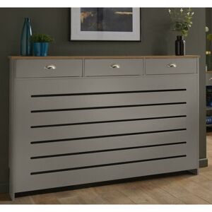 Vale Designs - Galiflo Grey Radiator Cover with Storage Drawer 1500 x 955mm Large Vale Designs - Galiflo Grey Radiator Cover with Storage Drawer 1500 x 955mm Large