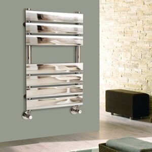 WarmeHaus Heated Towel Rail Radiator For Bathroom Ladder Flat Panel Chrome 650x400mm WarmeHaus Heated Towel Rail Radiator For Bathroom Ladder Flat Panel Chrome 650x400mm