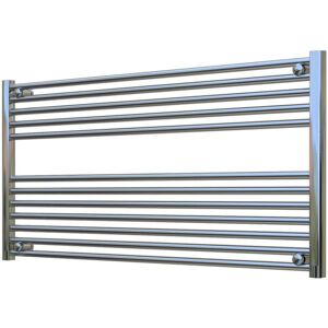 ADIGE RADIATORS Horizontal Chrome Towel Radiator 1200mm Wide 600mm High ADIGE RADIATORS Horizontal Chrome Towel Radiator 1200mm Wide 600mm High