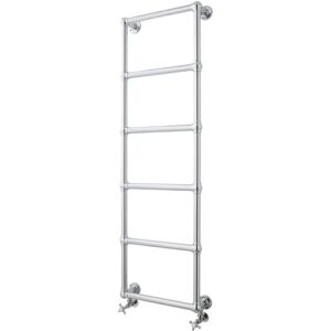 Hudson Reed Countess Wall Mounted Heated Towel Rail 1548mm H x 598mm W - Chrome Hudson Reed Countess Wall Mounted Heated Towel Rail 1548mm H x 598mm W - Chrome