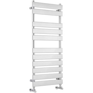 HUDSON REED Nuie Piazza Flat Panel Heated Towel Rail 1200mm H x 500mm W - Chrome HUDSON REED Nuie Piazza Flat Panel Heated Towel Rail 1200mm H x 500mm W - Chrome