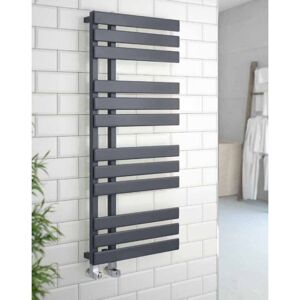 Kartell - Oregon Anthracite 1180mm x 500mm Designer Towel Rail - ORE500-1200A Kartell - Oregon Anthracite 1180mm x 500mm Designer Towel Rail - ORE500-1200A