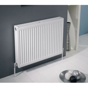 K-rad Kompact Type 11 White 300mm x 500mm Single Panel with Single Convector Horizontal Radiator - S305K - Kartell K-rad Kompact Type 11 White 300mm x 500mm Single Panel with Single Convector Horizontal Radiator - S305K - Kartell