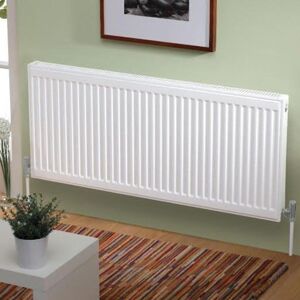K-rad Kompact Type 11 White 300mm x 1000mm Single Panel with Single Convector Horizontal Radiator - S310K - Kartell K-rad Kompact Type 11 White 300mm x 1000mm Single Panel with Single Convector Horizontal Radiator - S310K - Kartell
