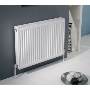 Kartell - k-rad Kompact Type 11 White 600mm x 1800mm Single Panel with Single Convector Horizontal Radiator - S618K Kartell - k-rad Kompact Type 11 White 600mm x 1800mm Single Panel with Single Convector Horizontal Radiator - S618K