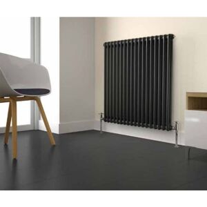 Kartell - Laser Klassic Anthracite 600mm x 830mm Triple Column Horizontal Radiator - ALCL306018 Kartell - Laser Klassic Anthracite 600mm x 830mm Triple Column Horizontal Radiator - ALCL306018