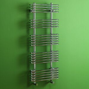 Kartell - Oakland Chrome 920mm x 500mm Designer Towel Rail - oak Kartell - Oakland Chrome 920mm x 500mm Designer Towel Rail - oak