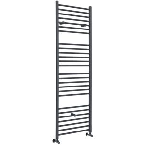 Milano - Artle - Modern Anthracite Straight Bar Heated Towel Rail Radiator - 1800mm x 400mm Milano - Artle - Modern Anthracite Straight Bar Heated Towel Rail Radiator - 1800mm x 400mm
