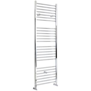 Milano - Kent - Modern Chrome Straight Bar Heated Towel Rail Radiator - 1800mm x 600mm Milano - Kent - Modern Chrome Straight Bar Heated Towel Rail Radiator - 1800mm x 600mm