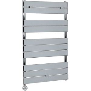 Milano Lustro Electric Chrome Flat Panel Heated Towel Rail Radiator with Thermostatic Heating Element - 1000mm x 600mm Milano Lustro Electric Chrome Flat Panel Heated Towel Rail Radiator with Thermostatic Heating Element - 1000mm x 600mm
