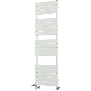 Milano - Lustro - Modern White Flat Panel Dual Fuel Electric Heated Towel Rail Radiator - 1500mm x 450mm Milano - Lustro - Modern White Flat Panel Dual Fuel Electric Heated Towel Rail Radiator - 1500mm x 450mm