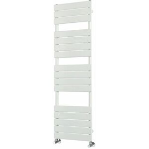 Milano - Lustro - Modern White Flat Panel Heated Towel Rail Radiator - 1500mm x 450mm Milano - Lustro - Modern White Flat Panel Heated Towel Rail Radiator - 1500mm x 450mm