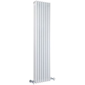 Milano - Windsor - Traditional White Cast Iron Style Triple Column Vertical Radiator - 1500mm x 380mm Milano - Windsor - Traditional White Cast Iron Style Triple Column Vertical Radiator - 1500mm x 380mm