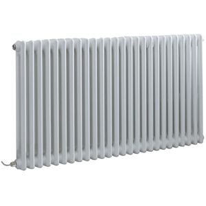 Milano - Windsor - Traditional White 600mm x 1190mm Cast Iron Style Horizontal Double Column Electric Radiator - Touchscreen Wi-Fi Thermostat Milano - Windsor - Traditional White 600mm x 1190mm Cast Iron Style Horizontal Double Column Electric Radiator - Touchscreen Wi-Fi Thermostat