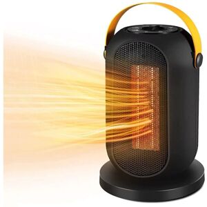 TINOR Mini Fan Heater 1200W, 6 Modes, ptc Ceramic Fan Heater, Electric Heater, 90°Oscillation Adjustable Thermostat for Bathroom, Office, Living Room TINOR Mini Fan Heater 1200W, 6 Modes, ptc Ceramic Fan Heater, Electric Heater, 90°Oscillation Adjustable Thermostat for Bathroom, Office, Living Room