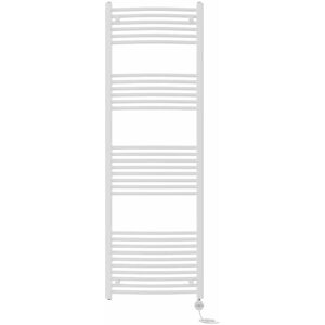 NRG - Prefilled Thermostatic Electric Curved Heated Towel Rail Radiator 1800 x 600mm White NRG - Prefilled Thermostatic Electric Curved Heated Towel Rail Radiator 1800 x 600mm White