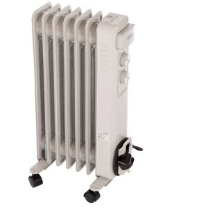 Oypla - Electrical 1500W 7 Fin Portable Oil Filled Radiator Electric Heater Oypla - Electrical 1500W 7 Fin Portable Oil Filled Radiator Electric Heater