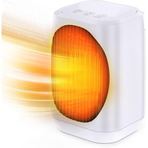 Aiperq - Portable Electric Space Heater, 1200W 70° Oscillating ptc Ceramic Space Heater with 3 Modes, Mini Heating/Cooling for Indoor Bedroom Office Aiperq - Portable Electric Space Heater, 1200W 70° Oscillating ptc Ceramic Space Heater with 3 Modes, Mini Heating/Cooling for Indoor Bedroom Office