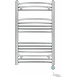 NRG - Pre-filled Electric Curved Heated Towel Rail Radiator Thermostatic 800x500mm Chrome NRG - Pre-filled Electric Curved Heated Towel Rail Radiator Thermostatic 800x500mm Chrome