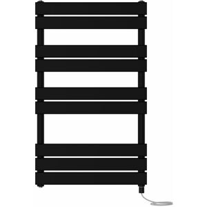NRG - Prefilled Electric Heated Towel Rail Radiator Flat Panel Warmer Ladder 1000x600mm Black NRG - Prefilled Electric Heated Towel Rail Radiator Flat Panel Warmer Ladder 1000x600mm Black