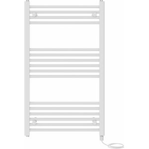 NRG - Prefilled Electric Straight Heated Towel Rail Radiator Ladder Warmer 1000x600mm White NRG - Prefilled Electric Straight Heated Towel Rail Radiator Ladder Warmer 1000x600mm White